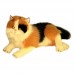 Calico Plush Cat Lying